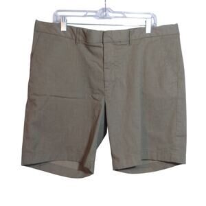 Nordstrom Tech-Smart Mens Chino Shorts 33 Tan Slim Fit Coolmax Technology Sz 40